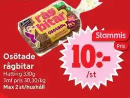 Nya Pulsen Hatting Osötade rågbitar erbjuda