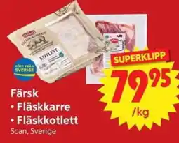 Nya Pulsen Scan Färsk Fläskkarre • Fläskkotlett erbjuda