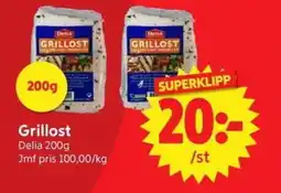Nya Pulsen Della Grillost erbjuda