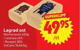 Nya Pulsen Wernerssons Lagrad ost erbjuda