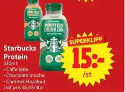 Nya Pulsen Starbucks Protein erbjuda