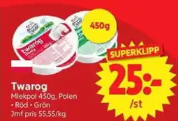 Nya Pulsen Mlekpol Twarog erbjuda