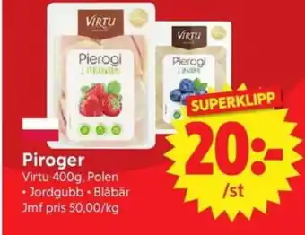 Nya Pulsen Virtu Piroger erbjuda