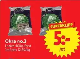 Nya Pulsen Laziza Okra no.2 erbjuda