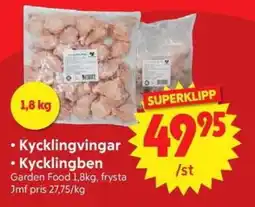 Nya Pulsen Kycklingvingar • Kycklingben erbjuda