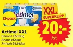 Nya Pulsen Danone Actimel XXL erbjuda