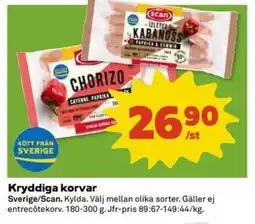 Coop Extra Scan Kryddiga korvar erbjuda