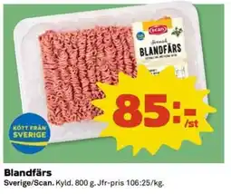 Coop Extra Scan Blandfärs erbjuda