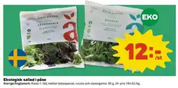 Coop Extra Änglamark Ekologisk sallad i påse erbjuda