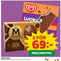 Coop Extra GB Glace Glass flerpack erbjuda