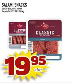 Prisma Mat Göl Salami snacks erbjuda