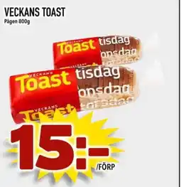 Prisma Mat Pågen Veckans toast erbjuda