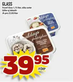Prisma Mat Triumf Glass erbjuda