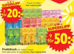 ICA Supermarket ICA Fruktdryck erbjuda