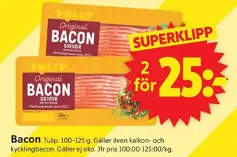 ICA Supermarket Tulip Bacon erbjuda