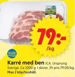 ICA Supermarket ICA Karré med ben erbjuda