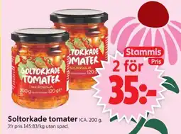 ICA Supermarket ICA Soltorkade tomater erbjuda
