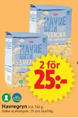 ICA Supermarket ICA Havregryn erbjuda