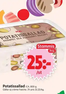 ICA Supermarket ICA Potatissallad erbjuda