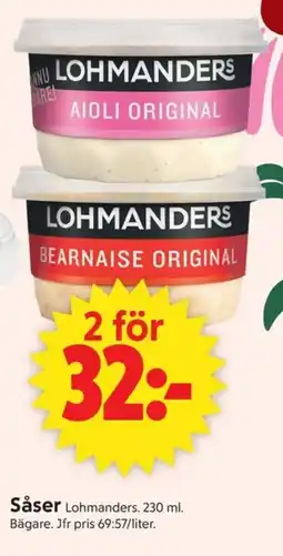 ICA Supermarket Lohmanders Såser erbjuda