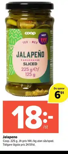 Coop Extra Jalapeno erbjuda