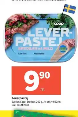 Coop Extra Leverpastej erbjuda