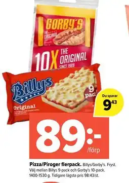 Coop Extra Pizza/Piroger flerpack erbjuda