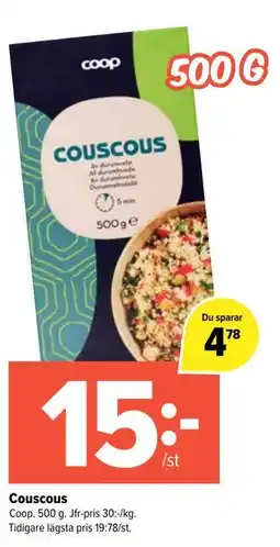 Coop Extra Couscous erbjuda