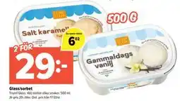 Coop Extra Glass/sorbet erbjuda