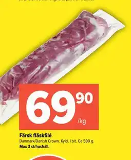 Coop Extra Färsk fläskfilé erbjuda
