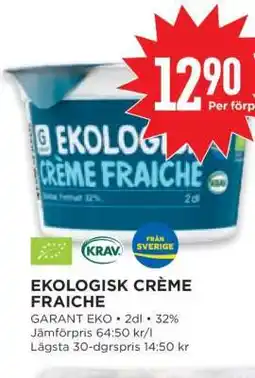 Willys EKOLIGISK CRÈME FRAICHE erbjuda