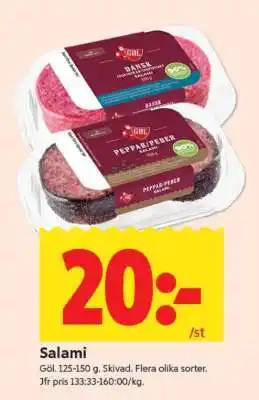 ICA Supermarket Salami erbjuda
