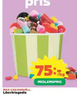 Coop Lösviktsgodis erbjuda