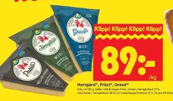 ICA Supermarket HERRGÅRD PRÄST GREVÉ erbjuda