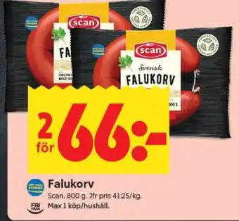 ICA Supermarket Falukorv erbjuda