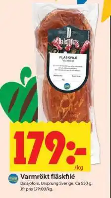 ICA Supermarket Varmrökt fläskfilé erbjuda
