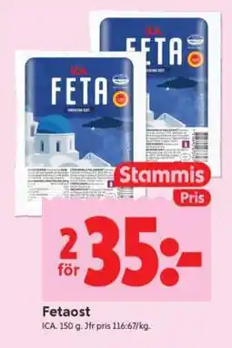 ICA Supermarket Fetaost erbjuda