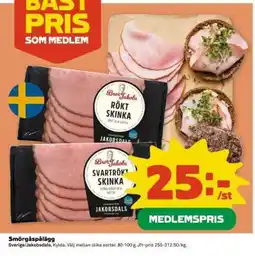 Coop Bror Jakobs Rökt Skinka erbjuda