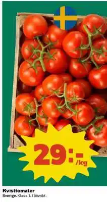 Coop Kvisttomater erbjuda