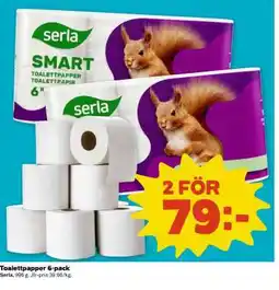 Coop TOALETTPAPPER 6-PACK erbjuda