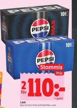 ICA Supermarket Pepsi erbjuda