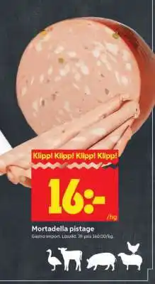 ICA Supermarket Mortadella pistage erbjuda