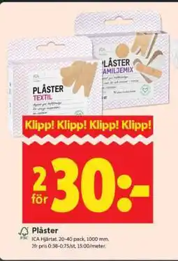 ICA Supermarket PLÅSTER erbjuda