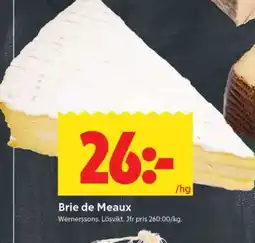 ICA Supermarket BRIE DE MEAUX erbjuda