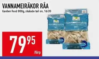 Matdax Vannameiräkor råa erbjuda