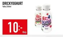 Matdax Yalla Drickyoghurt erbjuda