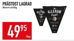 Matdax Allerum Prästost lagrad erbjuda