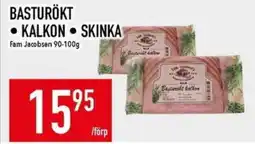 Matdax Basturökt Kalkon • skinka erbjuda