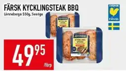 Matdax Lönneberga Färsk kycklingsteak BBQ erbjuda