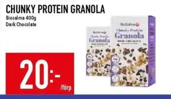 Matdax Biosalma Chunky protein granola erbjuda